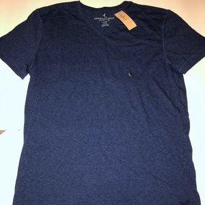 Brand new blue American Eagle v neck shirt